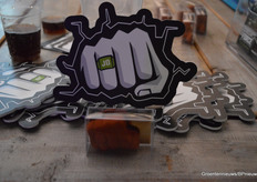 The Fist of Force, handed out in chocolate form at the fair                          